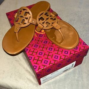Tory Burch Miller Sandal  Color: Miele includes box & dust bag.